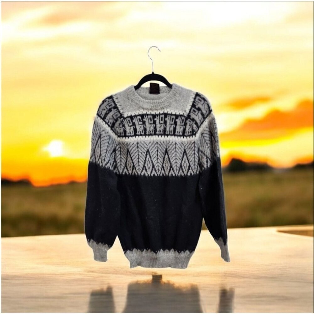 Alpaca jumper for Women Peruvian alpaca sweater knitted jumper warm wint…